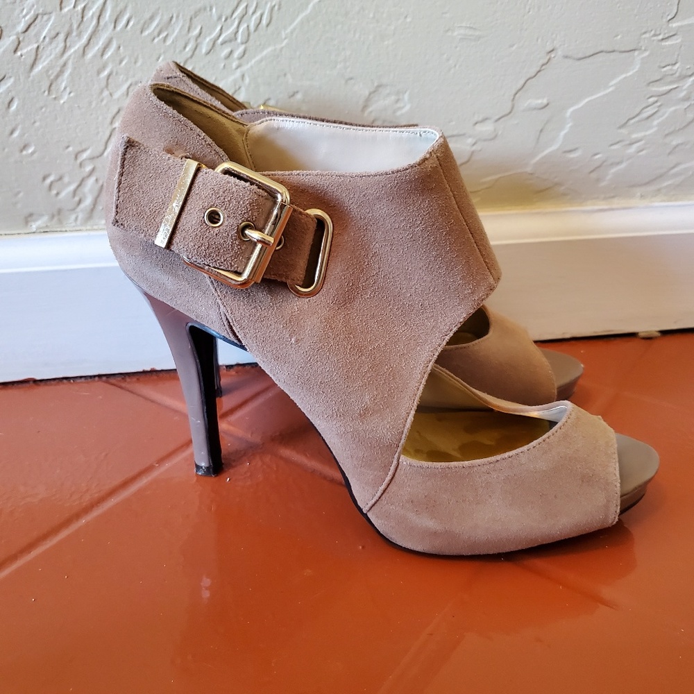 Nine West Suede Heeled Booties